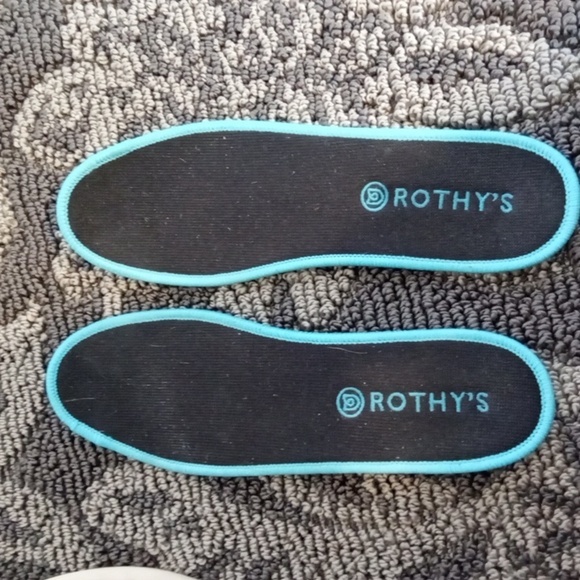 Rothys Metallic Lettice Stitch Chelsea Boot Ankle Nightfall Navy Womens 11 - Picture 6 of 9